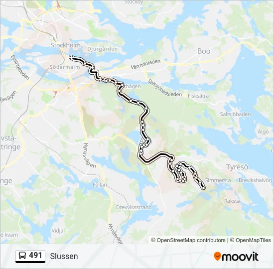 491  Line Map