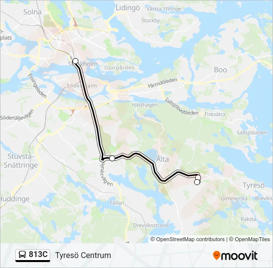 813C  Line Map