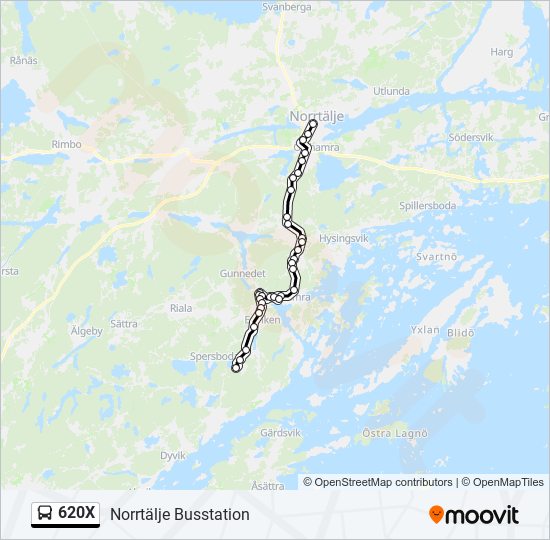 620X  Line Map