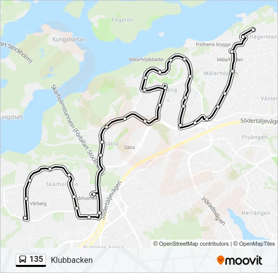 135  Line Map