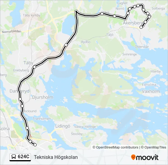 624C  Line Map