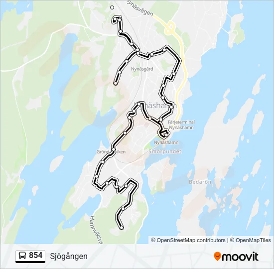 854  Line Map