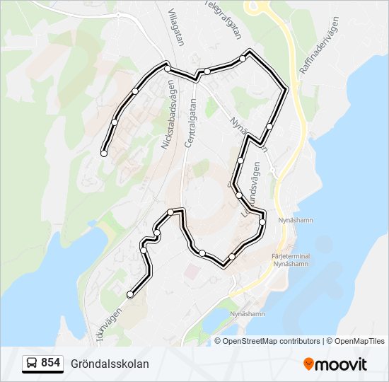 854  Line Map