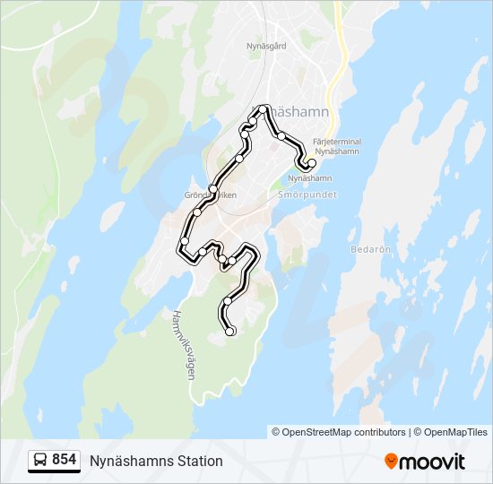 854  Line Map