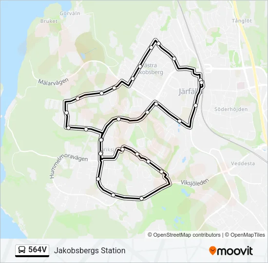 564V  Line Map
