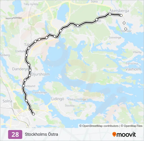 28 Light Rail Line Map