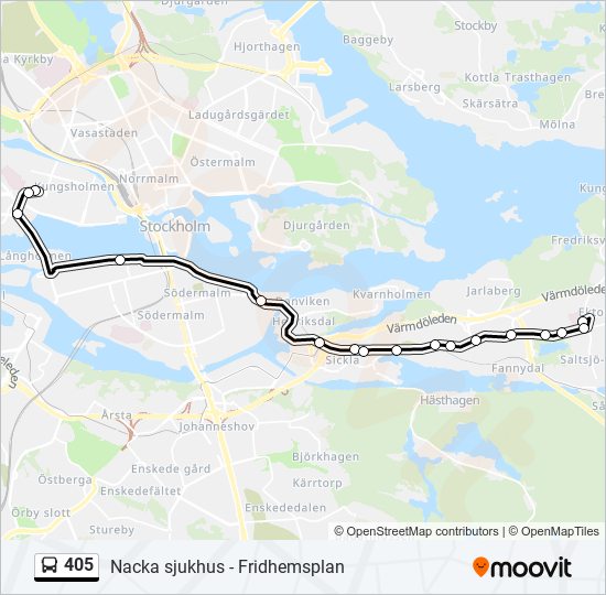 405  Line Map