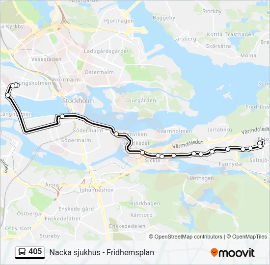 405  Line Map