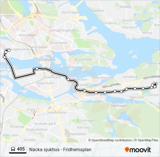 405  Line Map