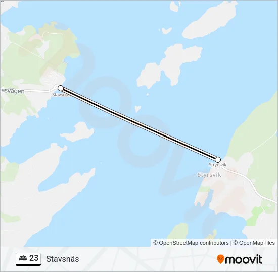 23 Ferry Line Map