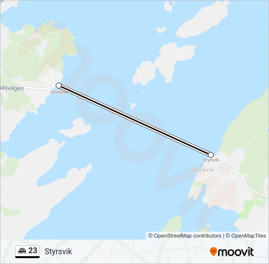 23 Ferry Line Map