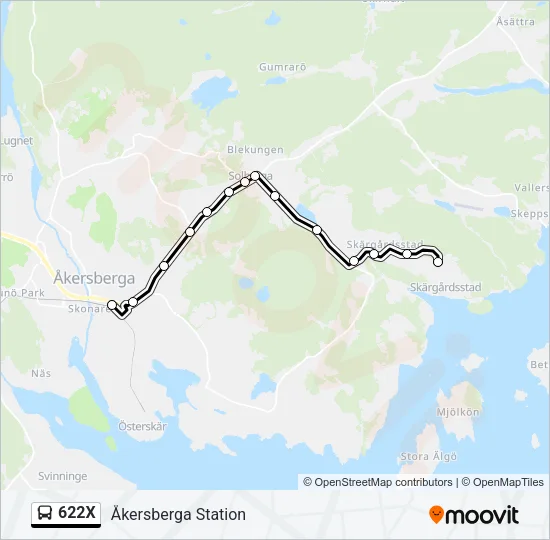 622X  Line Map