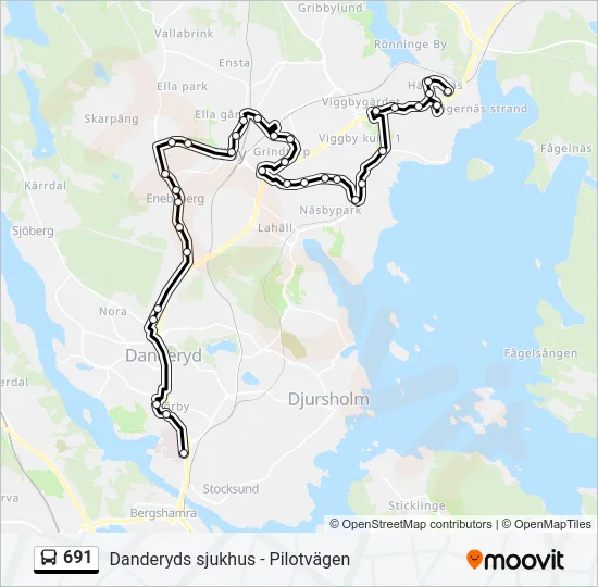 691  Line Map