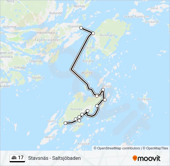 17 Ferry Line Map