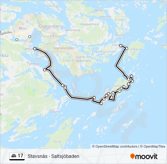 17 Ferry Line Map