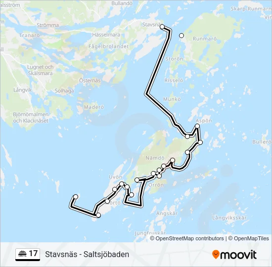 17 Ferry Line Map