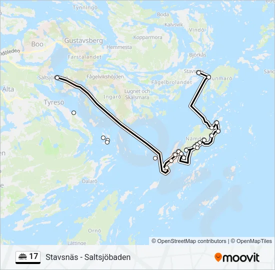 17 Ferry Line Map