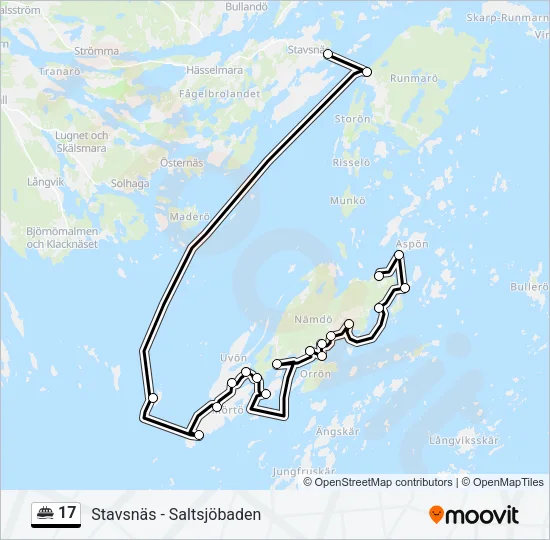 17 Ferry Line Map