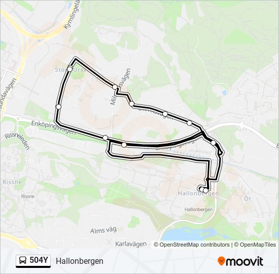 504Y  Line Map