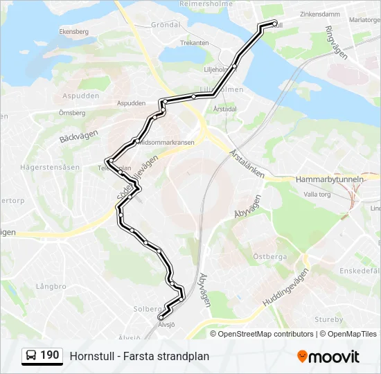 190  Line Map