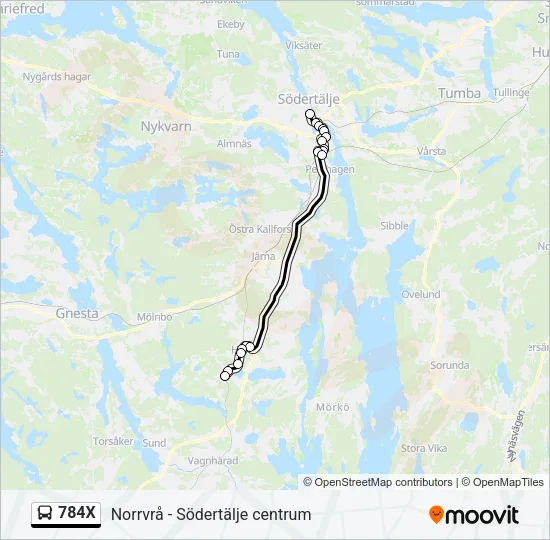 784X  Line Map