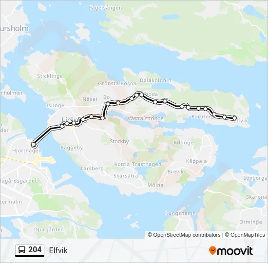 204  Line Map