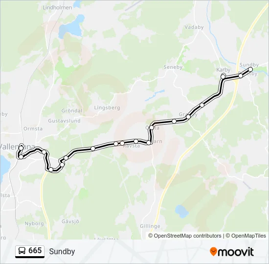 665  Line Map