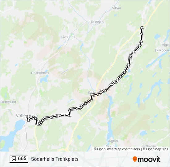 665  Line Map