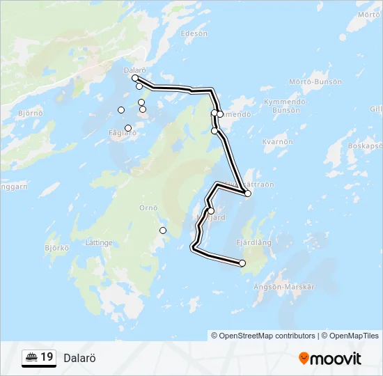 19 Ferry Line Map