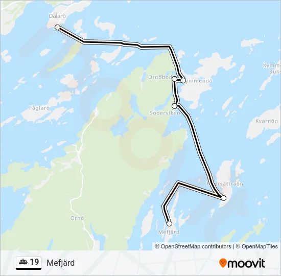 19 Ferry Line Map
