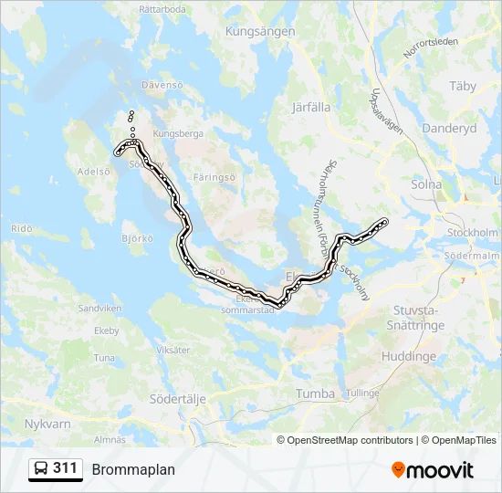 311  Line Map