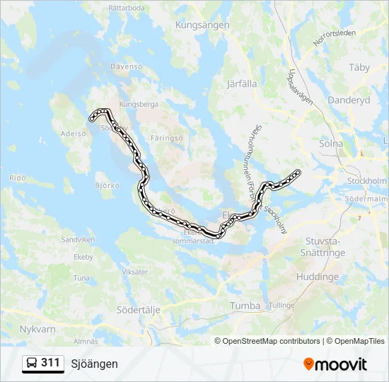 311  Line Map