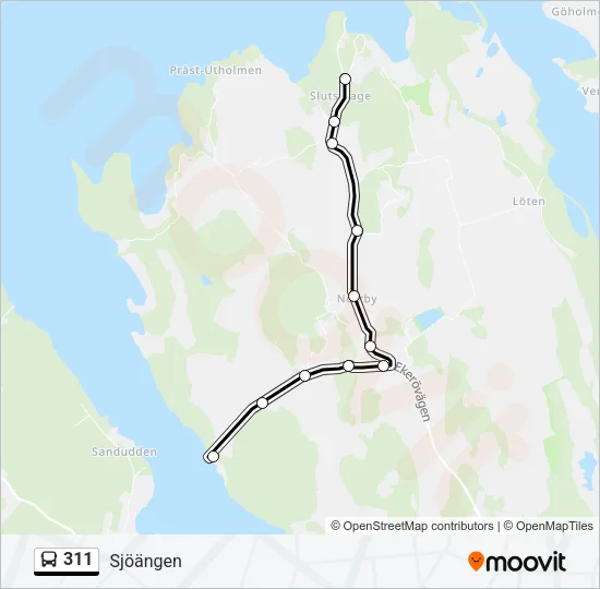 311  Line Map