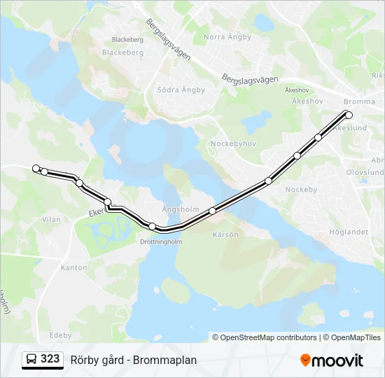 323 Bus Line Map