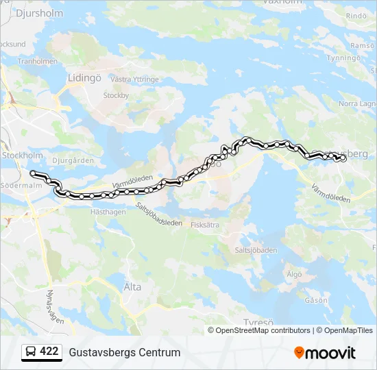 422  Line Map