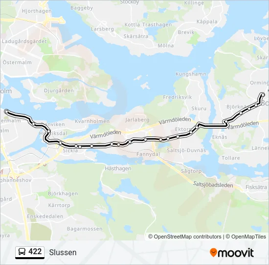 422  Line Map