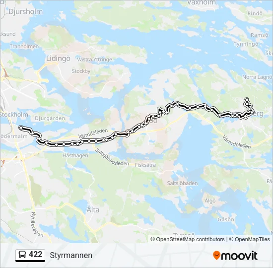 422  Line Map