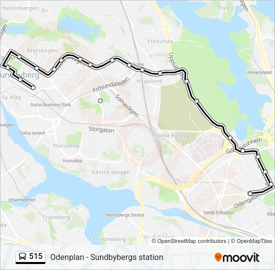 515  Line Map