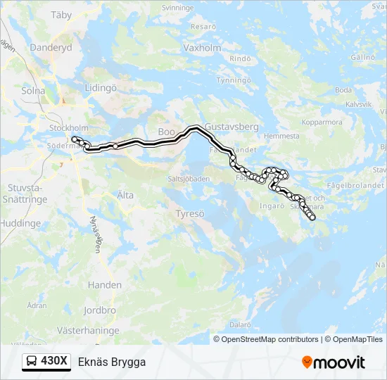 430X  Line Map