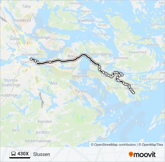430X  Line Map