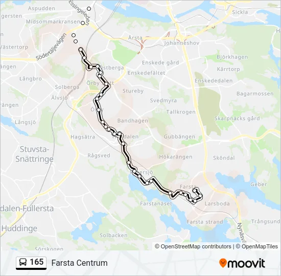 165  Line Map