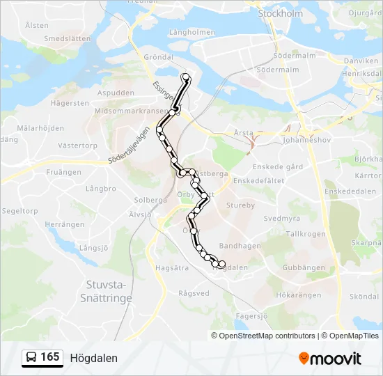 165  Line Map