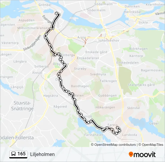 165  Line Map
