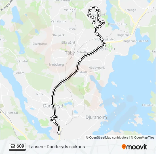 609  Line Map