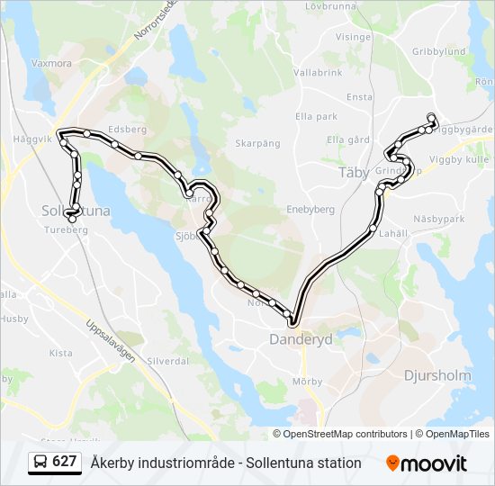 627  Line Map