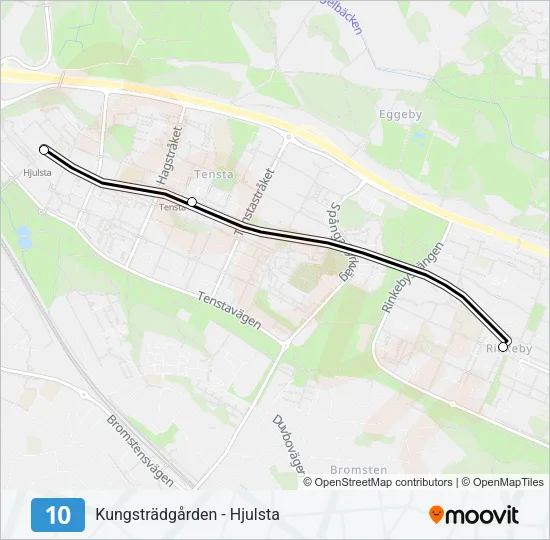 10 Metro Line Map