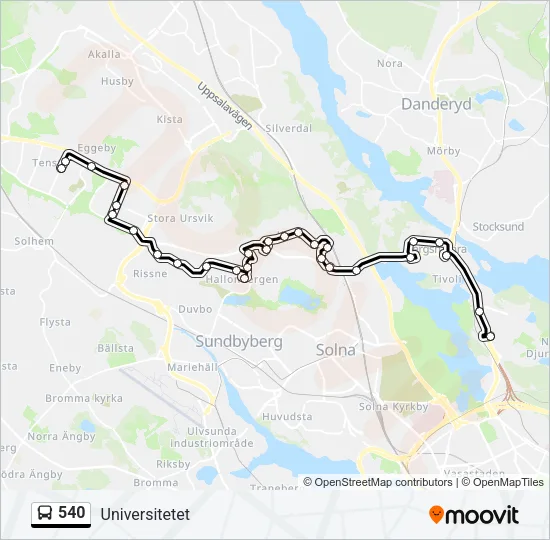 540  Line Map