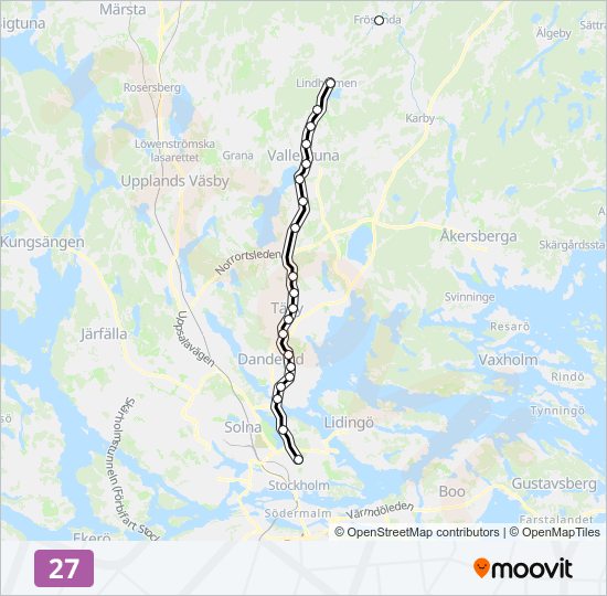 27 Light Rail Line Map