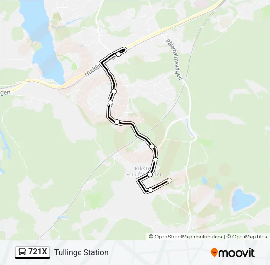 721X  Line Map