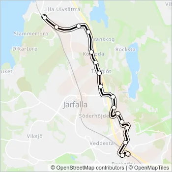 550 Bus Line Map